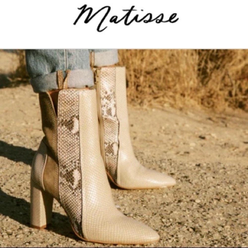Matisse Cobra booties